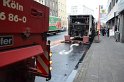 Stadtbus fing Feuer Koeln Muelheim Frankfurterstr Wiener Platz P254